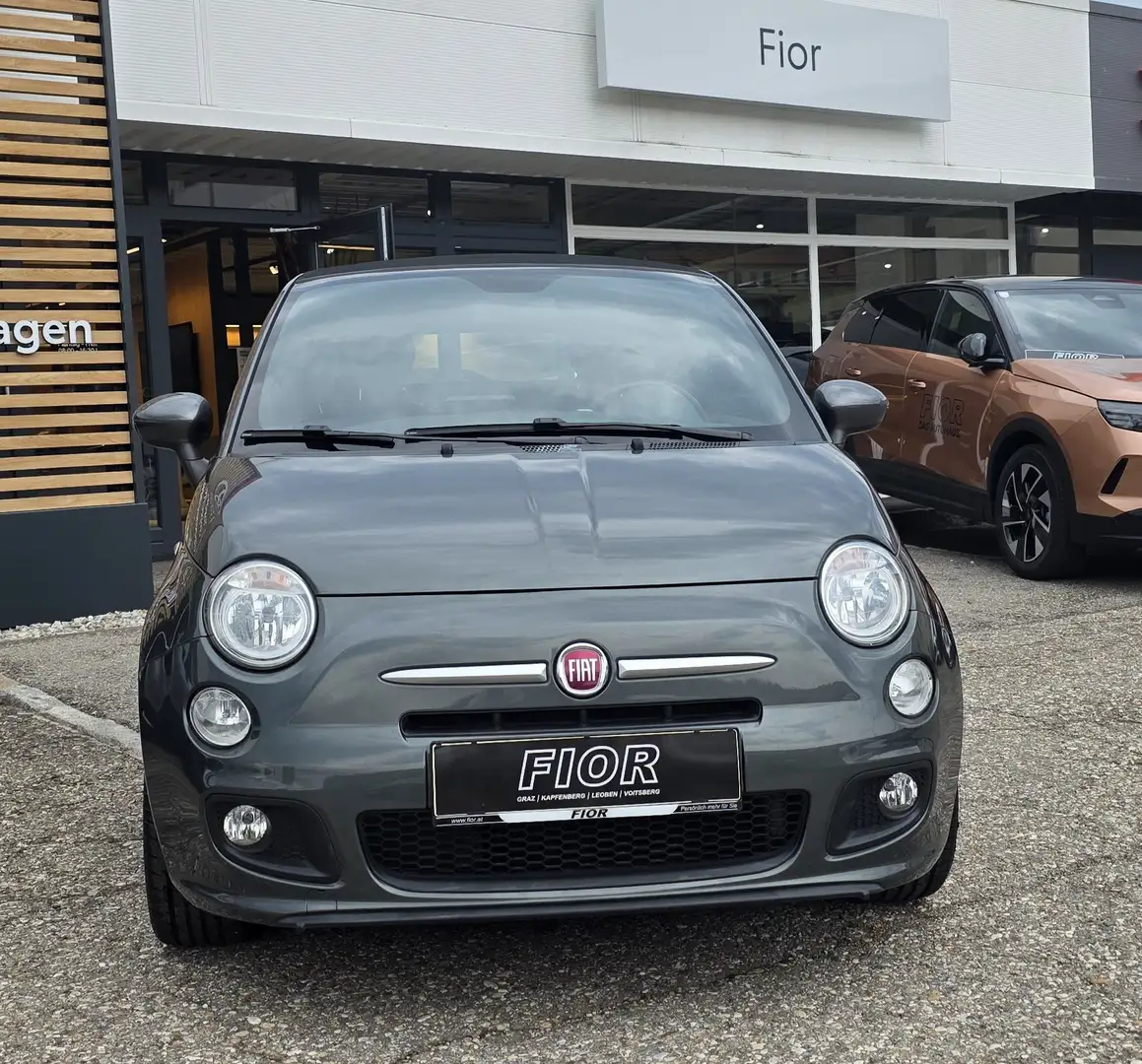Fiat 500 S Cabrio Grau - 2