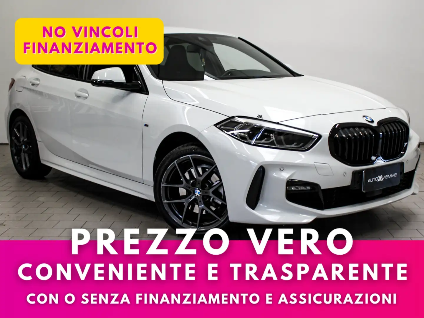 BMW 118 118i Msport 5p auto Blanc - 1