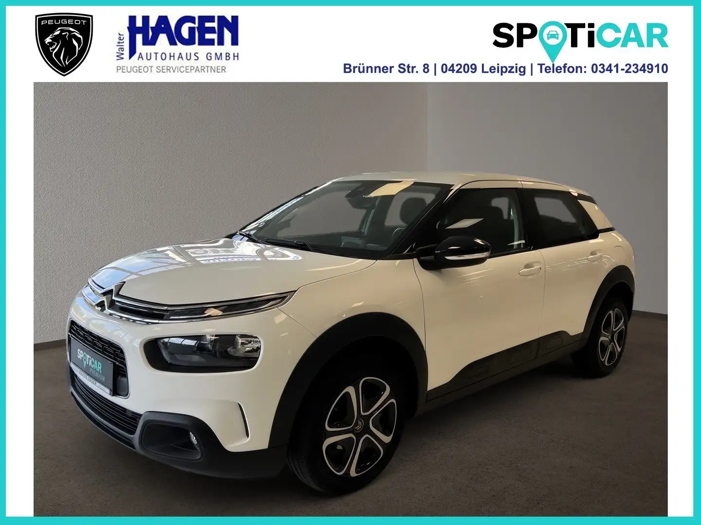Citroen C4 Cactus Feel 1.2 110 PureTech PDC/SHZ/DAB/Klimaautomatik Weiß - 1