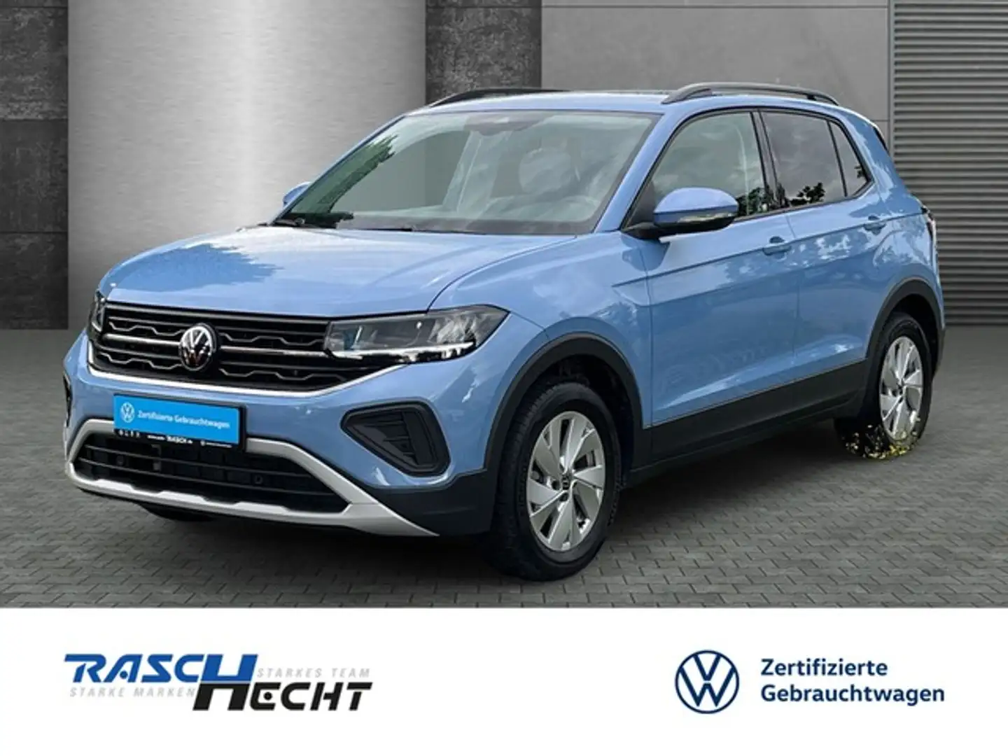 Volkswagen T-Cross Life 1.0 TSI*LED*SHZ*PDC*5 J. GAR* Blau - 1