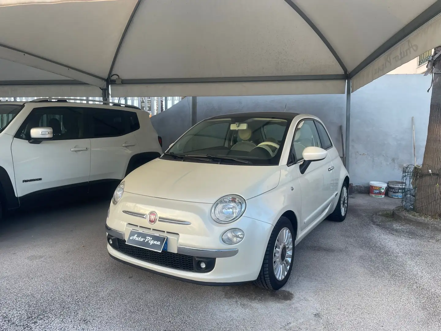 Fiat 500 1.4 16V Lounge 64.000km!! Blanc - 1