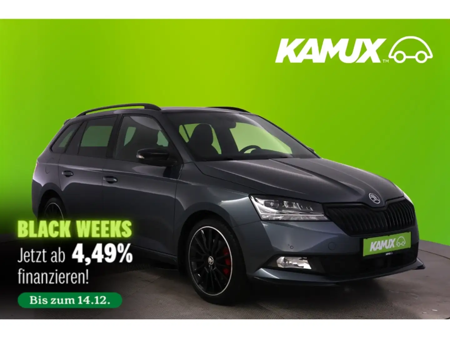 Skoda Fabia 1.0TSI Combi DSG Monte Carlo+LED+NAVI+PDC Grau - 1