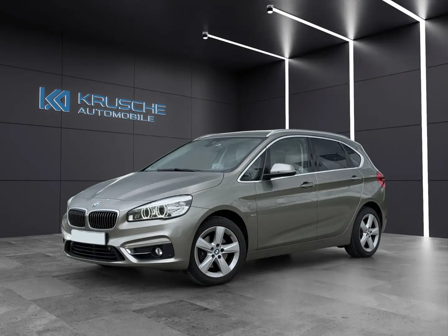 BMW 220 d xDr Luxury Line*AUT*HUD*LED*NAVI PROF*AHK Silber - 1