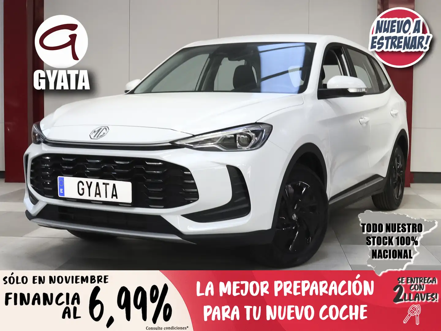 MG ZS 1.5 Hybrid+ Standard Wit - 1