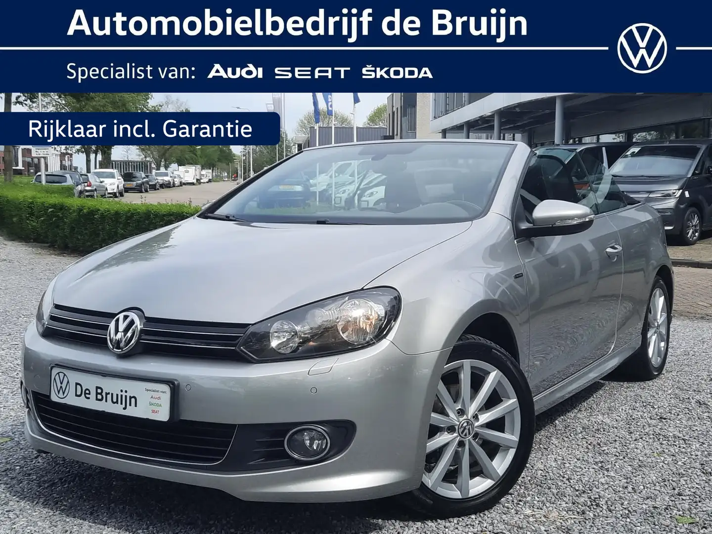 Volkswagen Golf Cabriolet 1.2 TSI 105pk Lounge (Navi,Clima,LM,Pdc,LM) Silver - 1