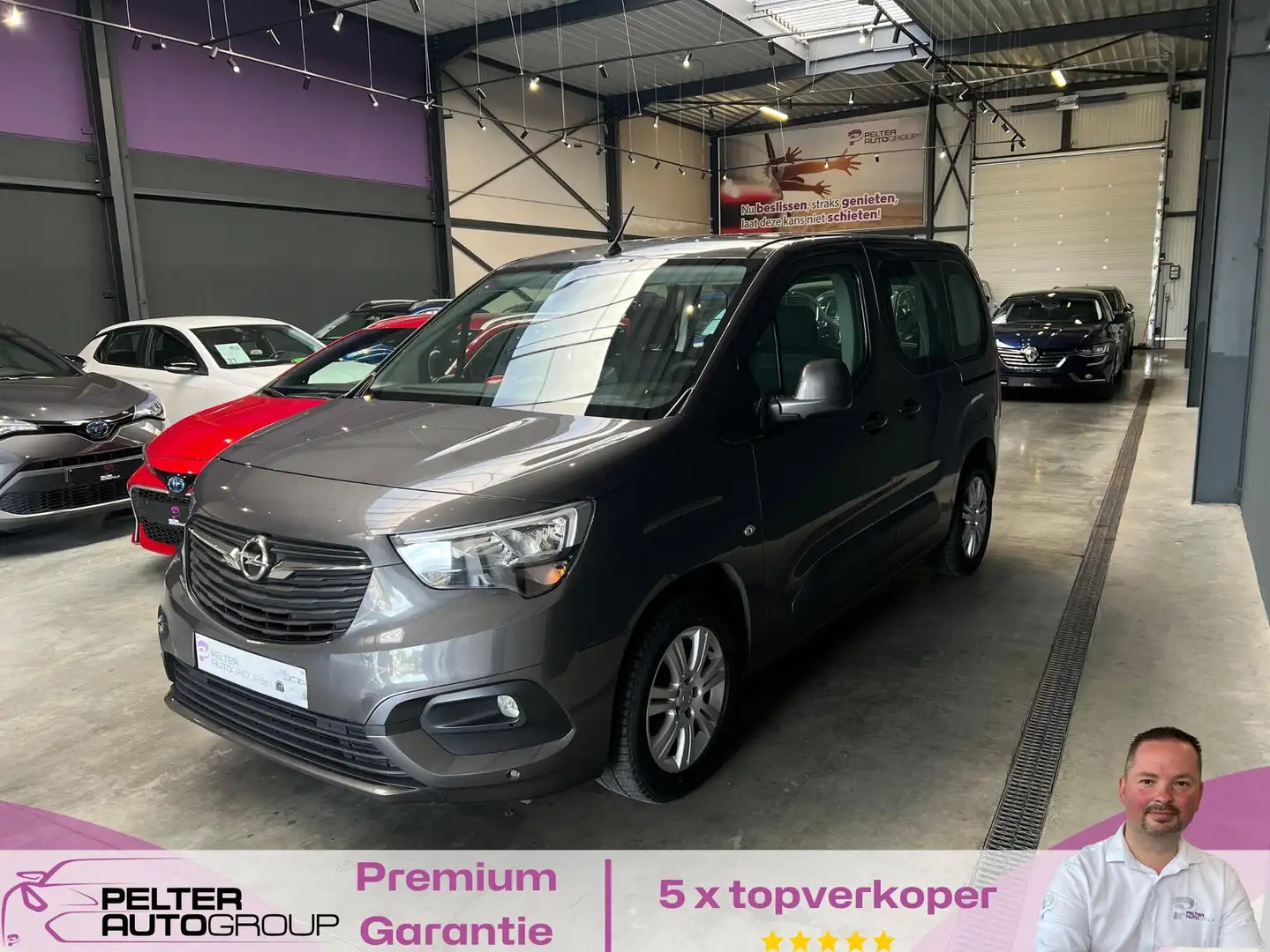 Opel Combo Life 1.5 D 5 Zit GPS PDC Garantie Grijs - 1