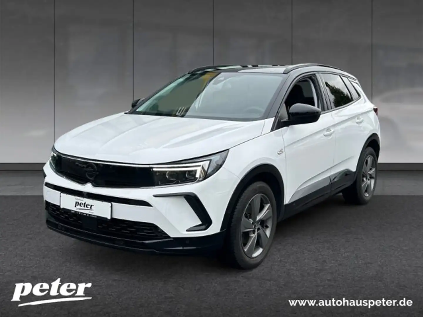 Opel Grandland Grandland 1.2 Turbo GS Line Automatik Alcantara Allwetter (THC) Blanc - 1