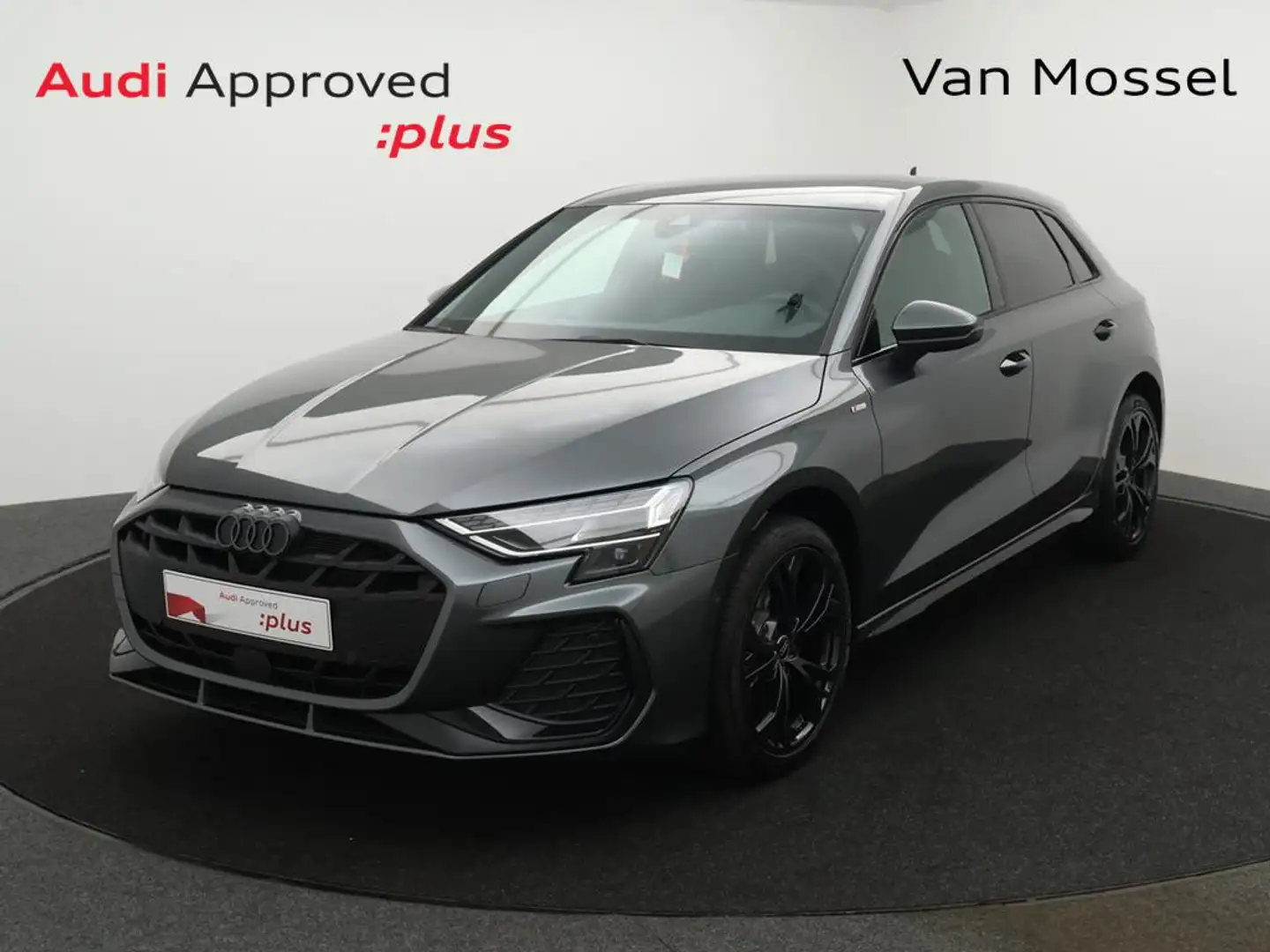 Audi A3 Sportback Audi A3 Sportback 3X S-LINE 30TDI 116PK *ZWARTE VELGEN*SFEERVERLICHTING PLUS*NAVI*APP CONNECT*DIGITAL DASHBOARD Gris - 1