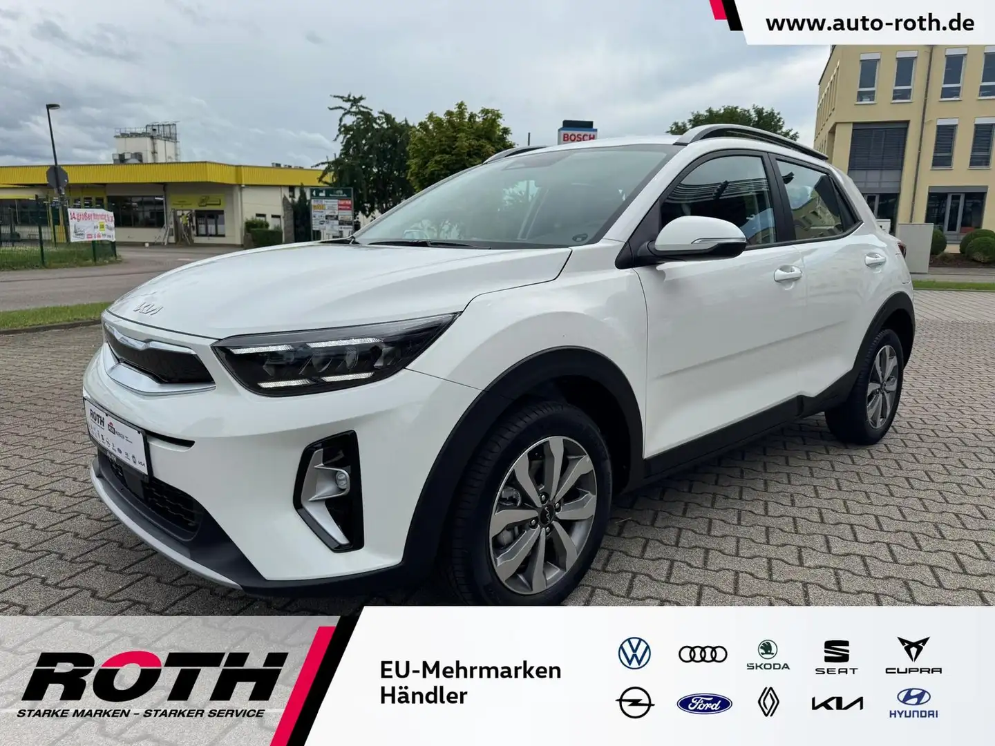 Kia Stonic 1.0 TGDI Vision *LED*Navi*Kamera* Blanc - 1
