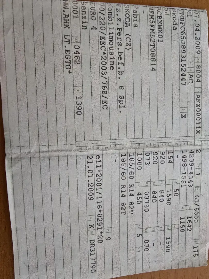 Skoda Fabia Fabia 1.4 16V Combi Classic Schwarz - 2