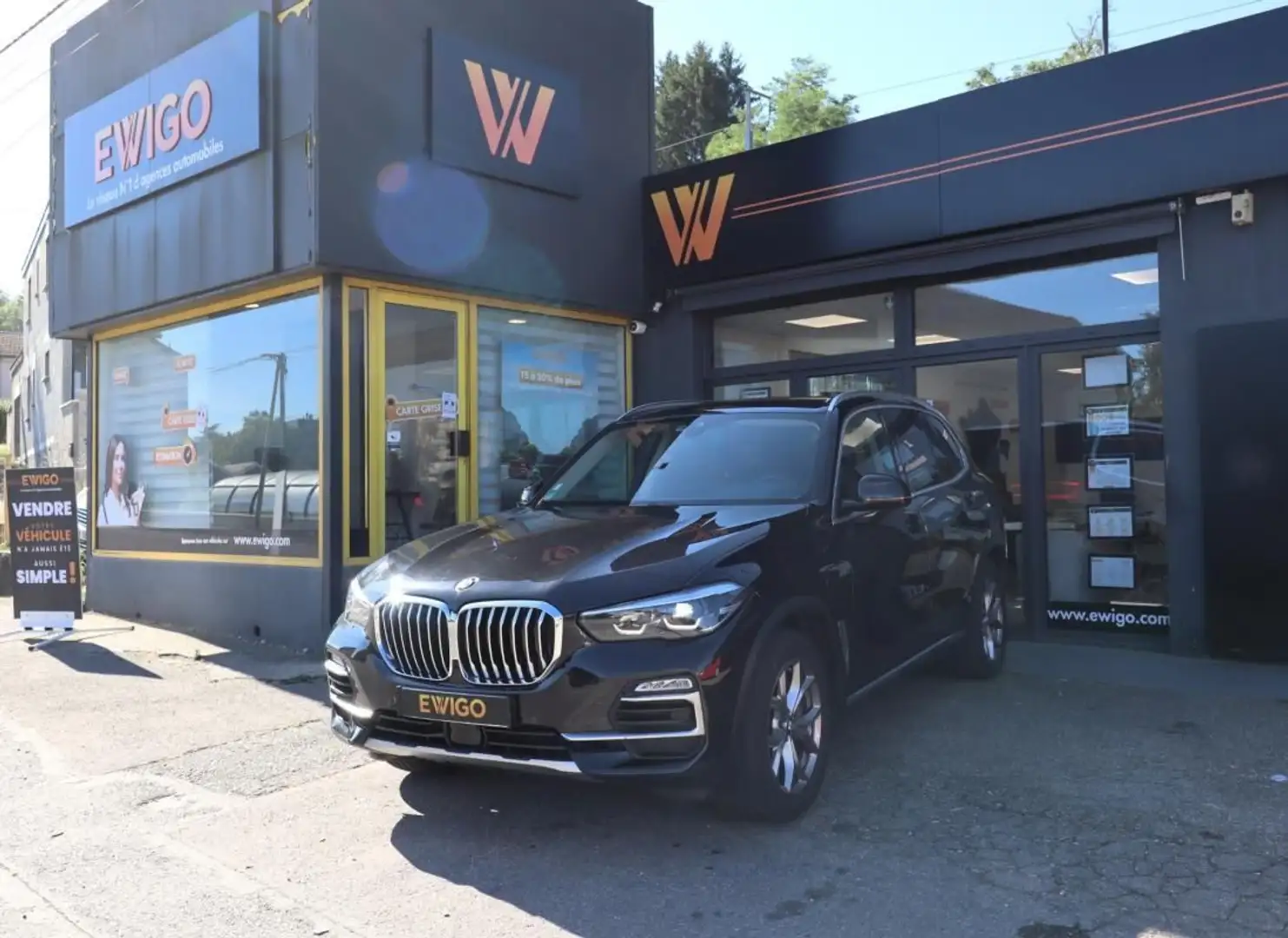 BMW X5 4.5 e 394h 285 x-line xdrive bva tva recuperable %2B sieges electriques chauffants suspe... Negro - 1
