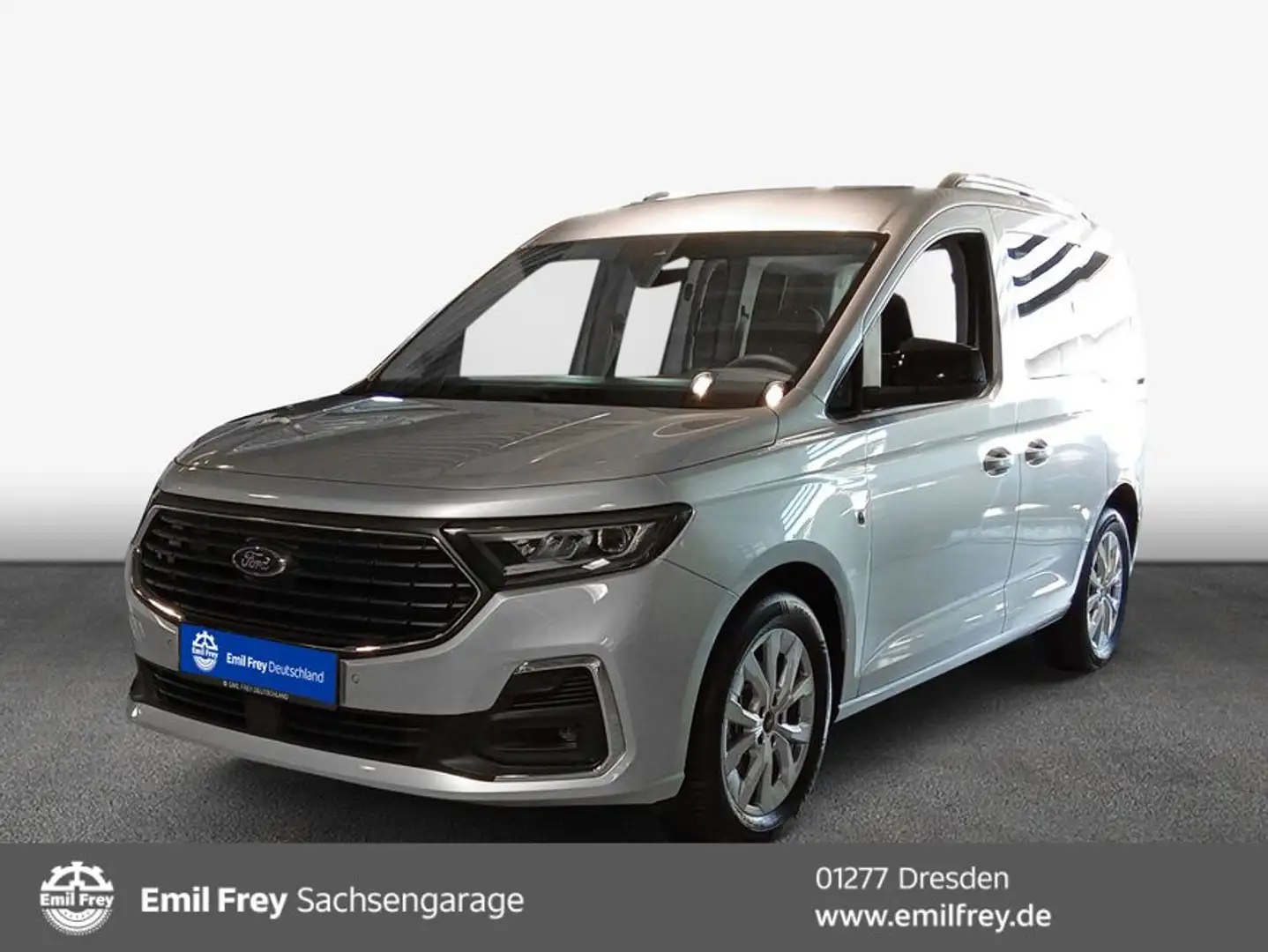 Ford Tourneo Connect 2.0 122PS Aut TITANIUM LED Sitz18 Silber - 1