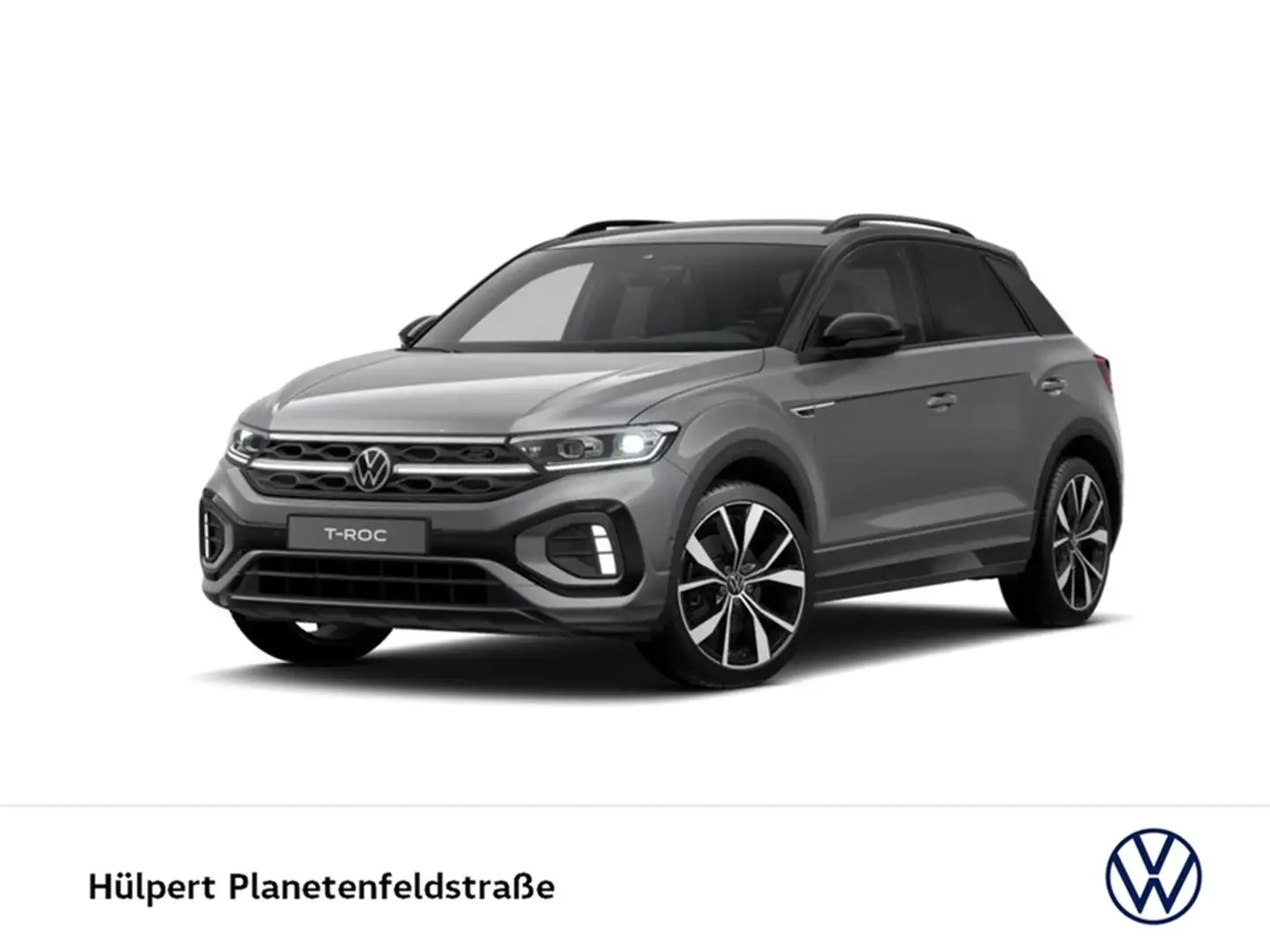 Volkswagen T-Roc 2.0 R-LINE DSG AHK CAM BLACKSTYLE eKLAPPE Grau - 2