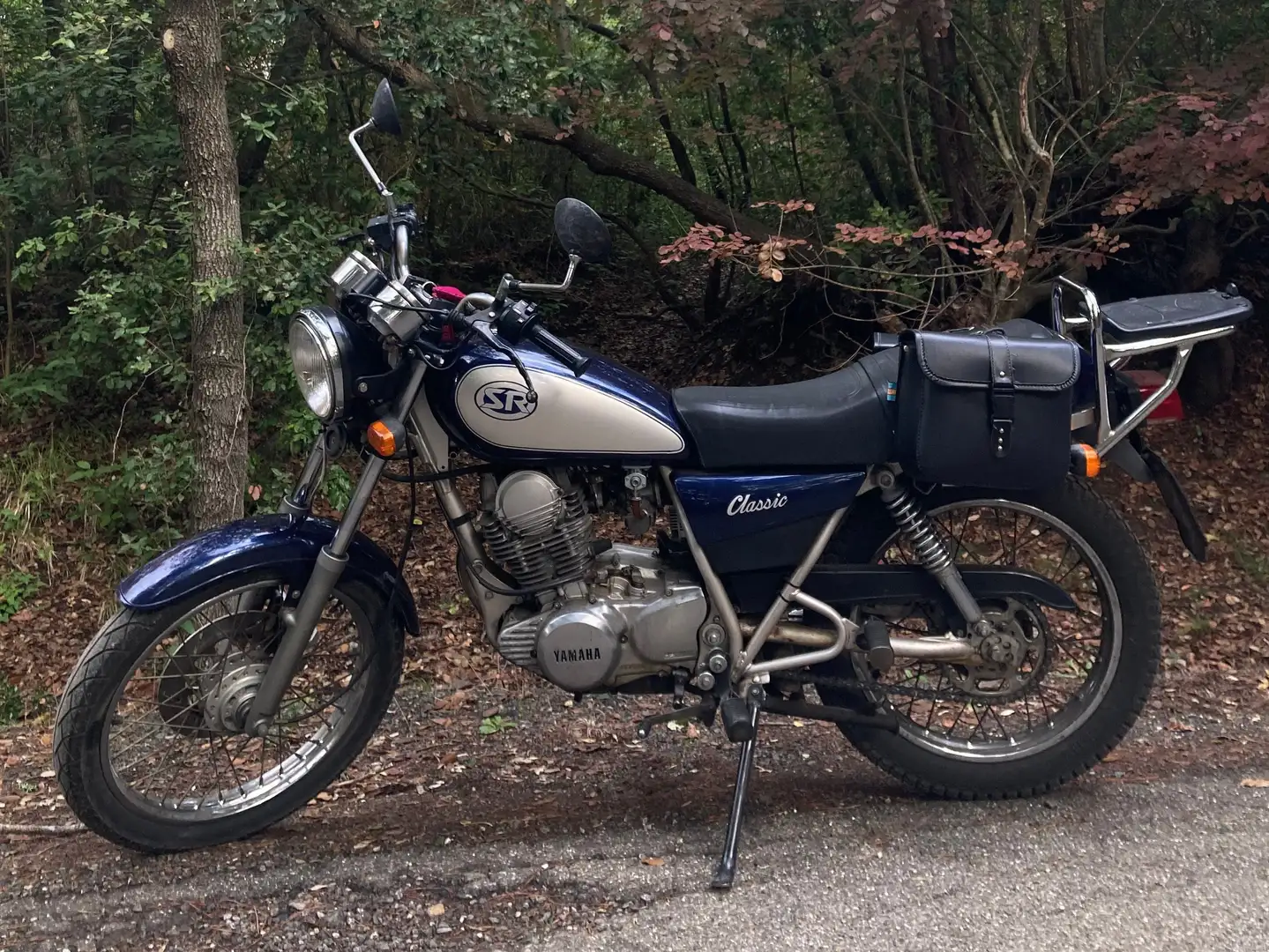 Yamaha SR 250 Classic Blue - 1