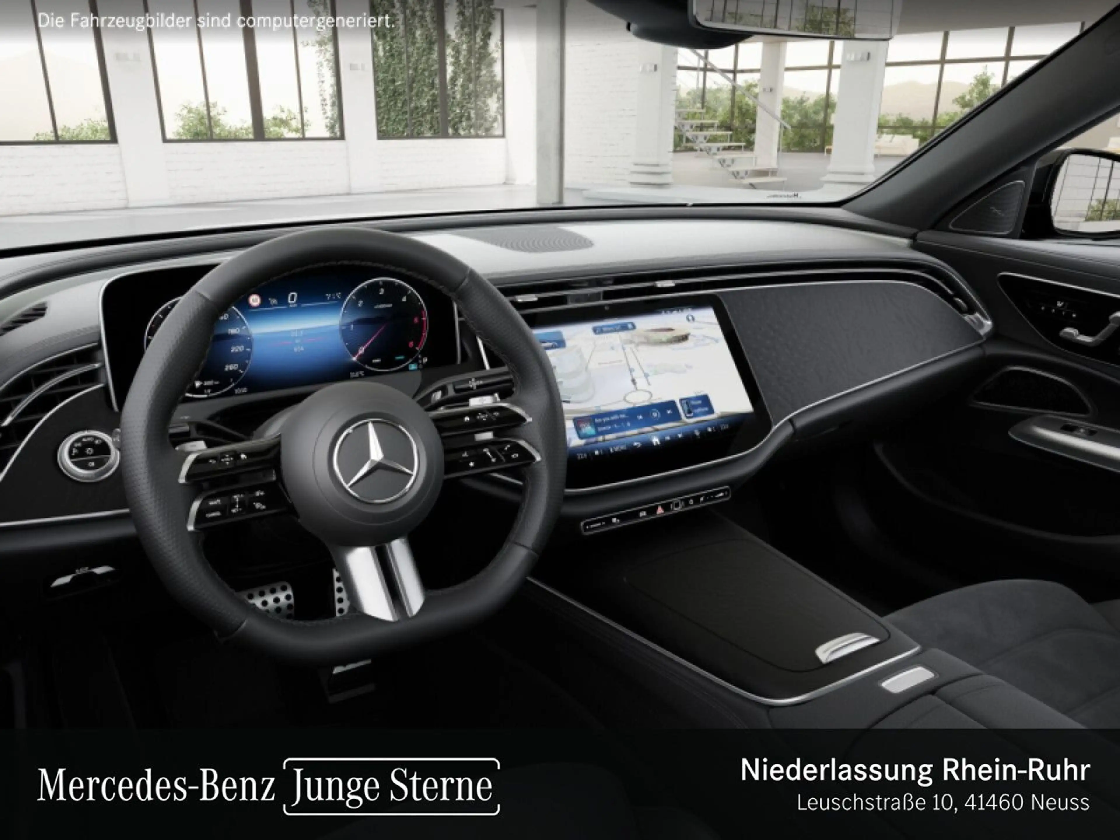 Mercedes-Benz E 220 d AMG Fahrass WideScreen 360° Burmester AHK — photo 9