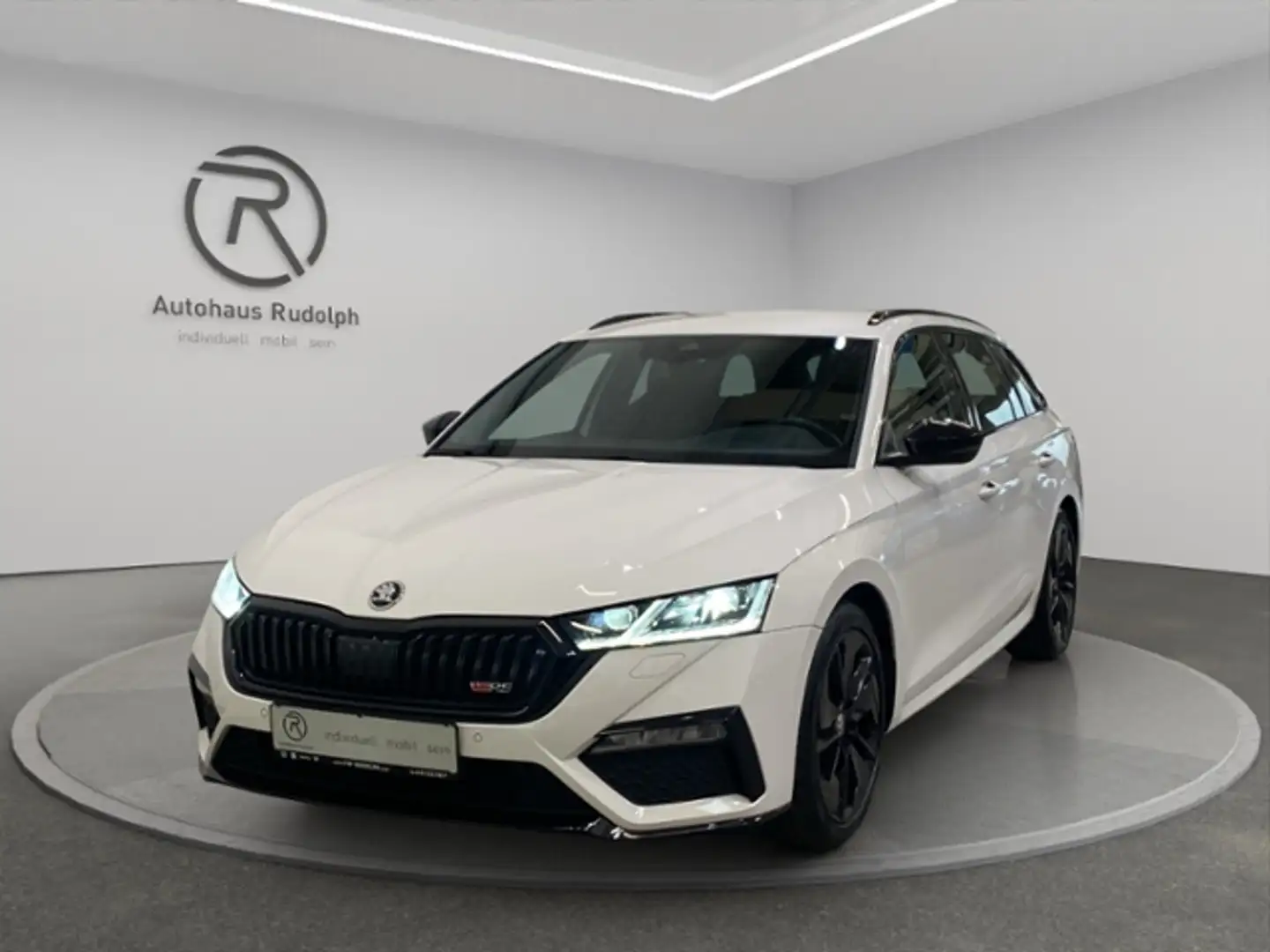 Skoda Octavia RS Combi 2.0 TDI DSG Blanc - 2