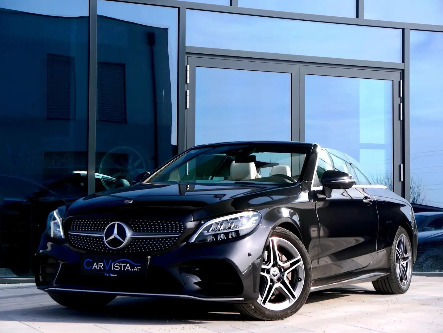 Mercedes-Benz C 220 d Cabrio Aut. AMG-LINE Silber - 1