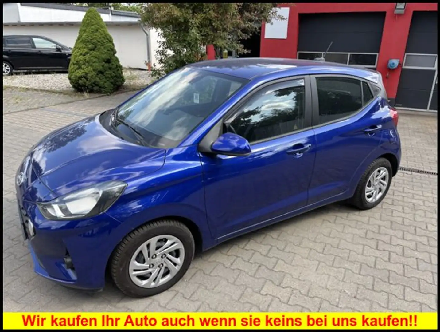 Hyundai i10 Automatik SHZ PDC Car-Play Scheckheftgepflegt Bleu - 2