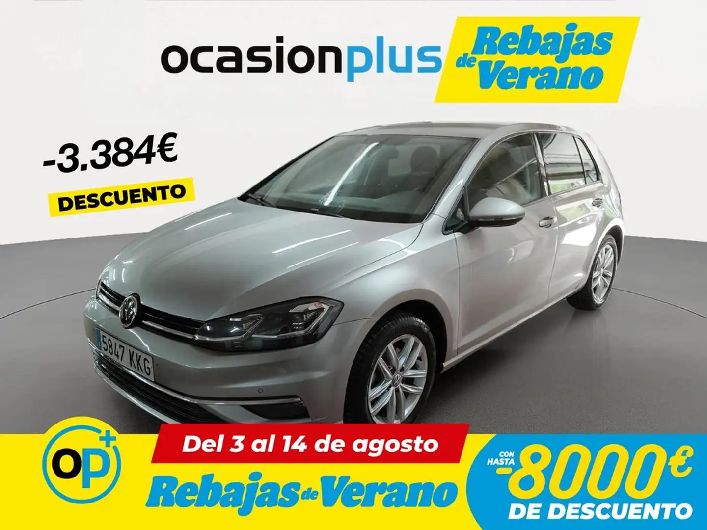 Volkswagen Golf 1.4 TSI Advance DSG7 92kW Gris - 1