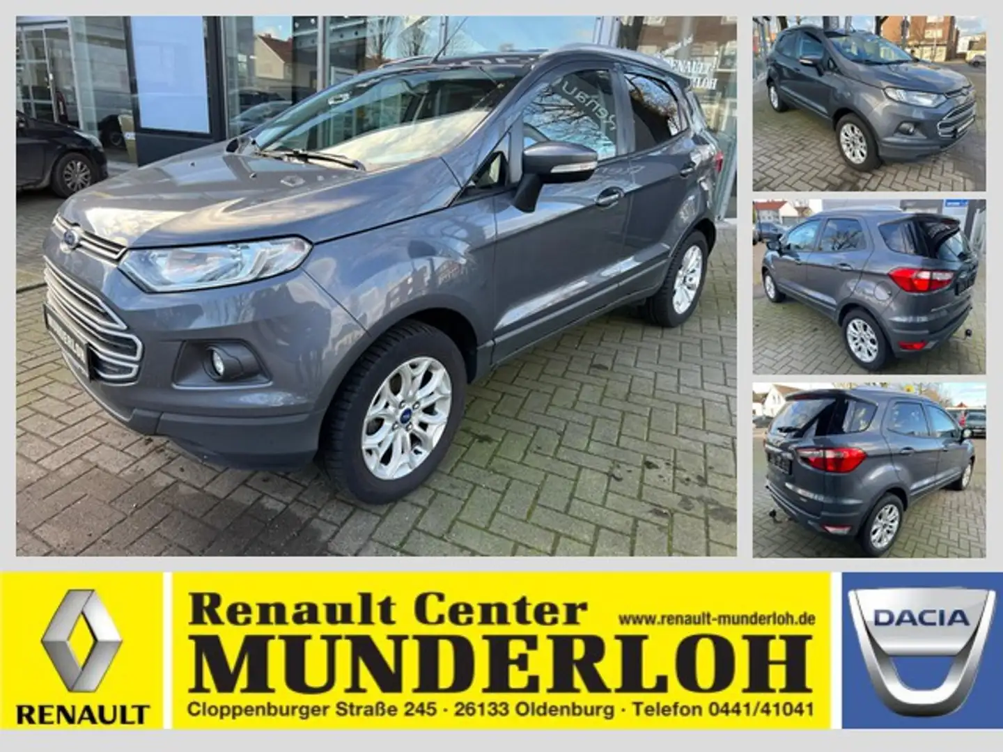 Ford EcoSport Trend Gris - 1