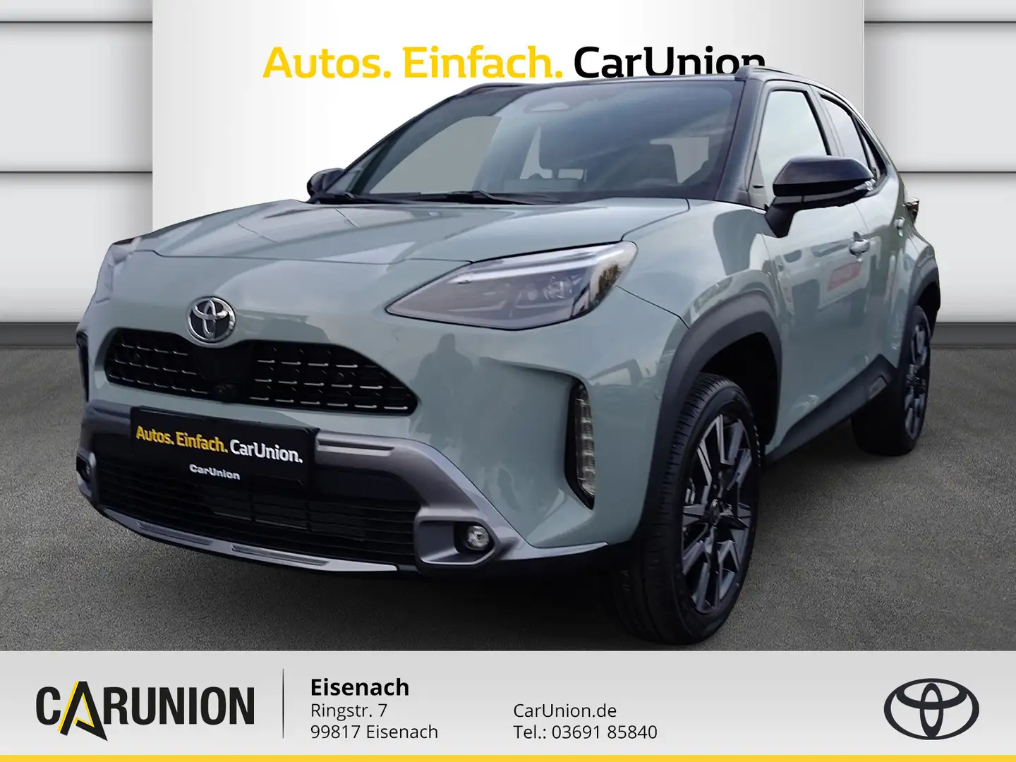 Toyota Yaris Cross 1,5 Style Pl./Kam./ Carplay./Kyeless Grün - 1