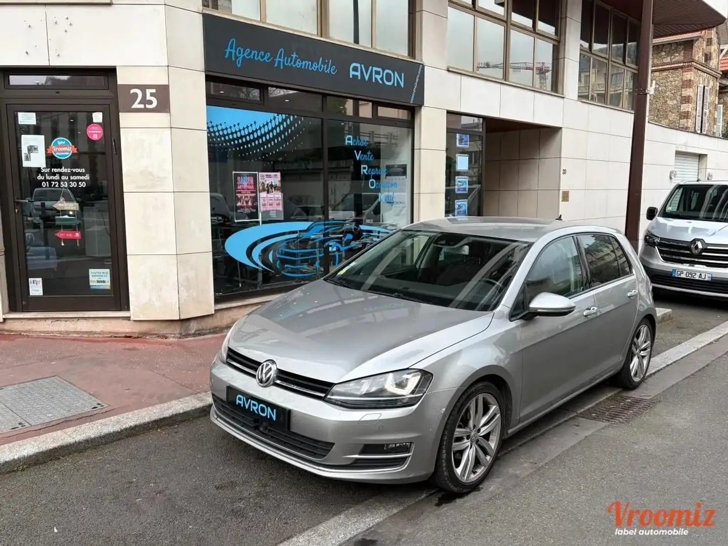 Volkswagen Golf 2.0 TDI 150 BLUEMOTION CARAT DSG BVA Gris - 1
