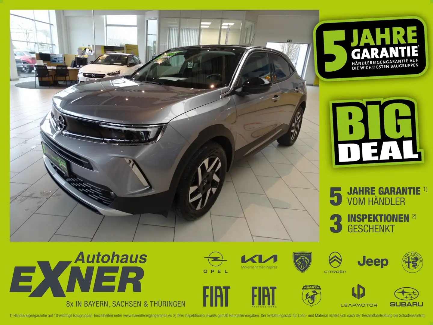 Opel Mokka-E ELEGANCE *11kW OBC*Batteriezertifikat*LED Silber - 1