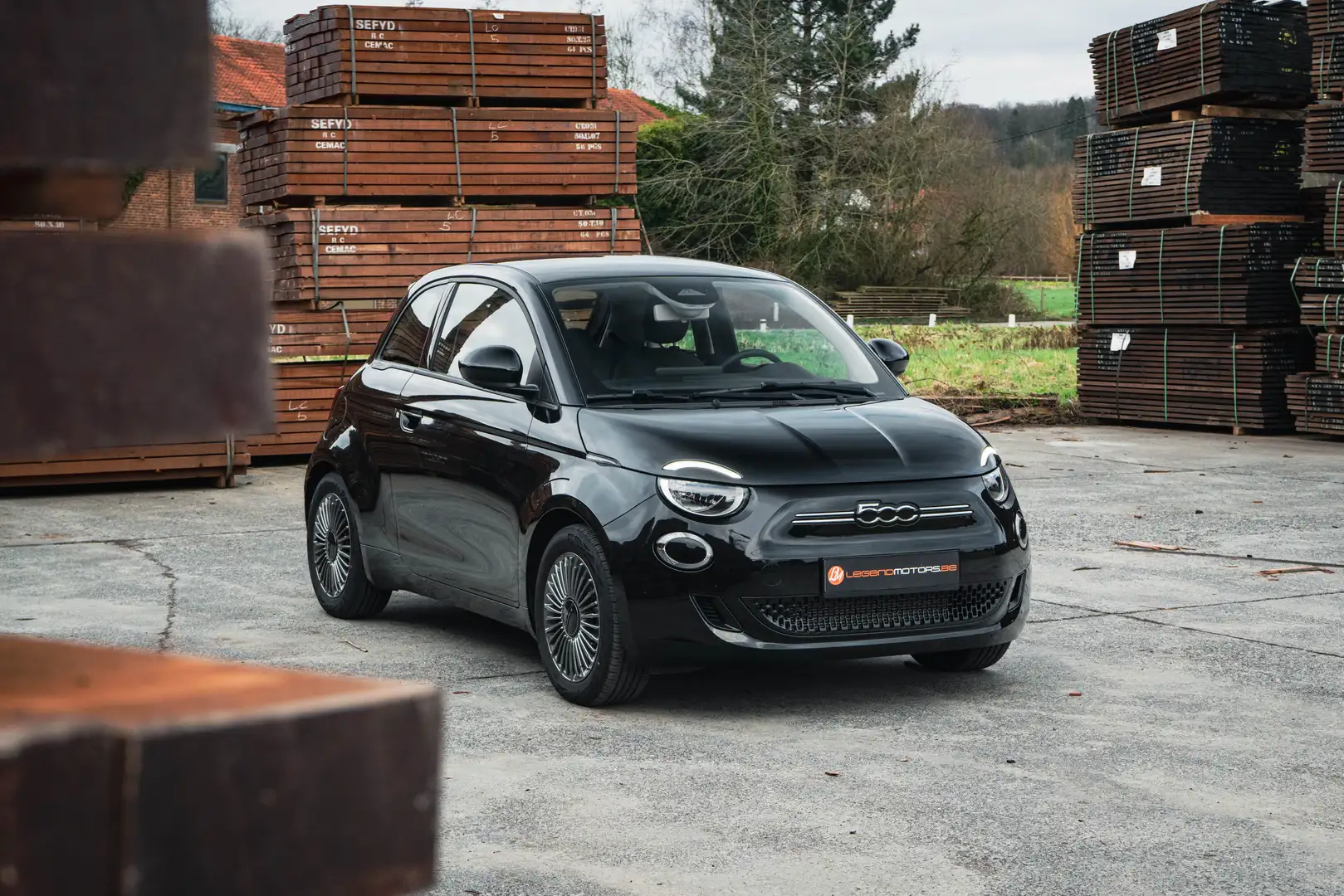 Fiat 500 e Icon | 42 kWh Noir - 1