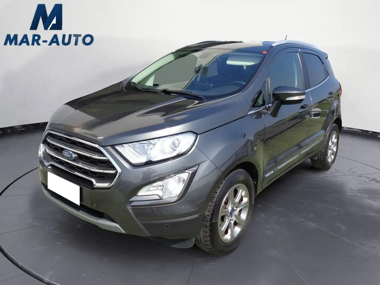 Ford EcoSport 1.0 EcoBoost 100 CV Titanium Grijs - 1