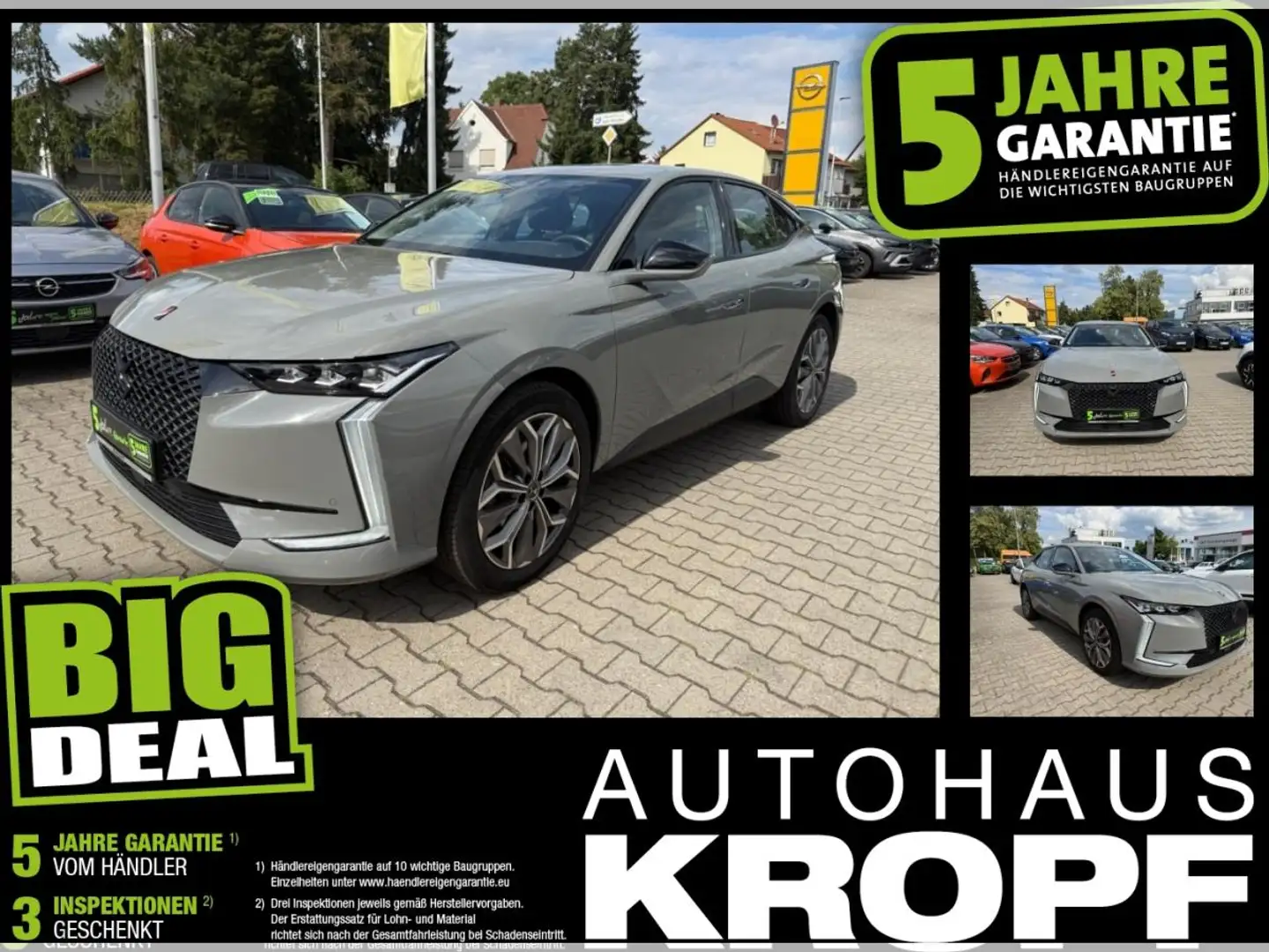 DS Automobiles DS 4 DS 4 1.2 PureTech LED+SHZ+2xKlima+Kam.+KeyLess Grau - 1