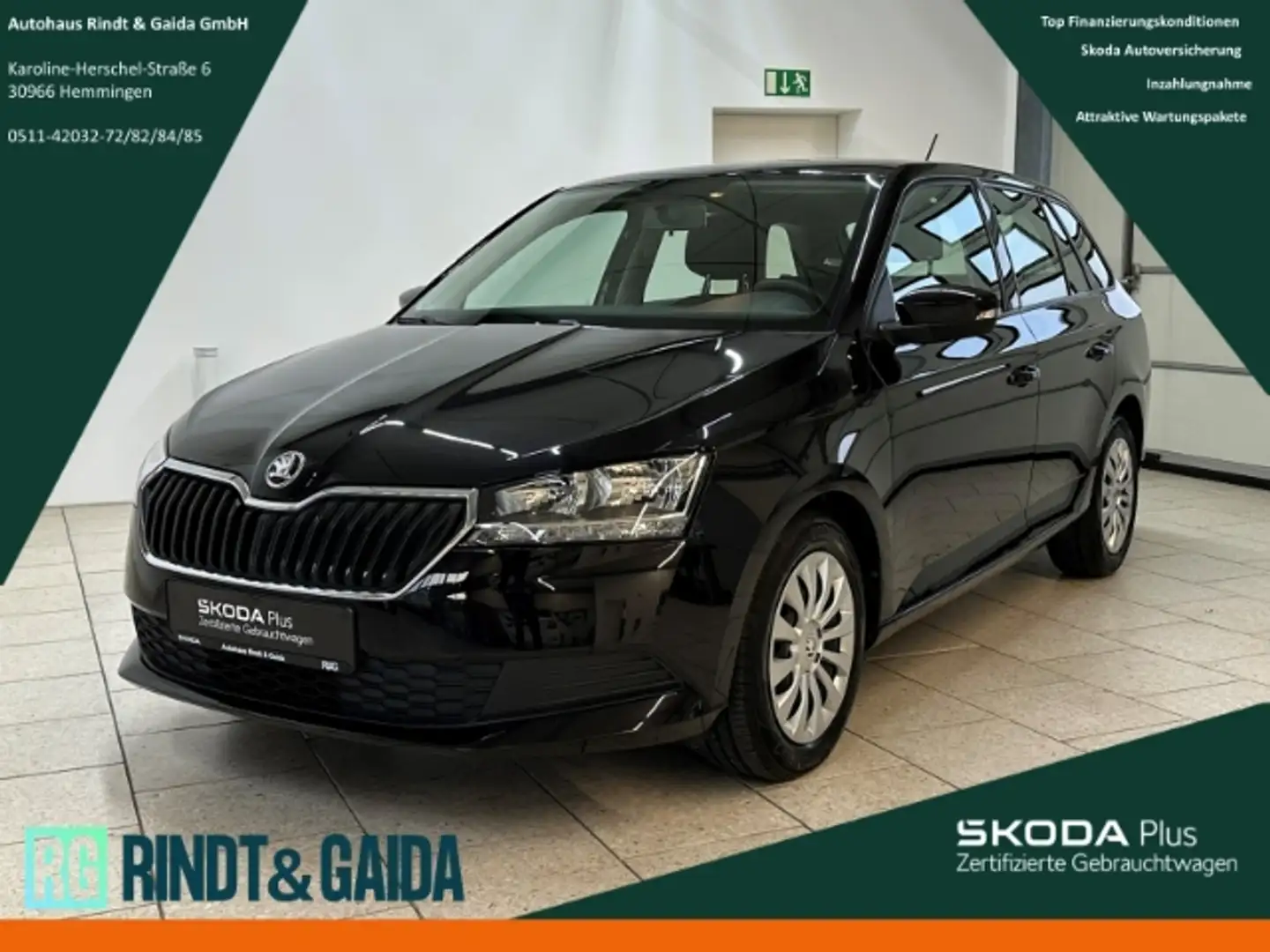 Skoda Fabia Combi Active 1.0 TSI SHZ Freisprech MFL Schwarz - 1