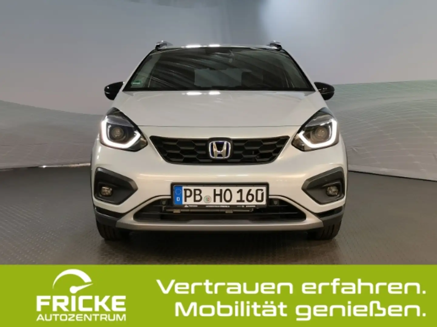 Honda Jazz Hybrid Crosstar Advance +Keyless+Navi+LED+Abstands Weiß - 2