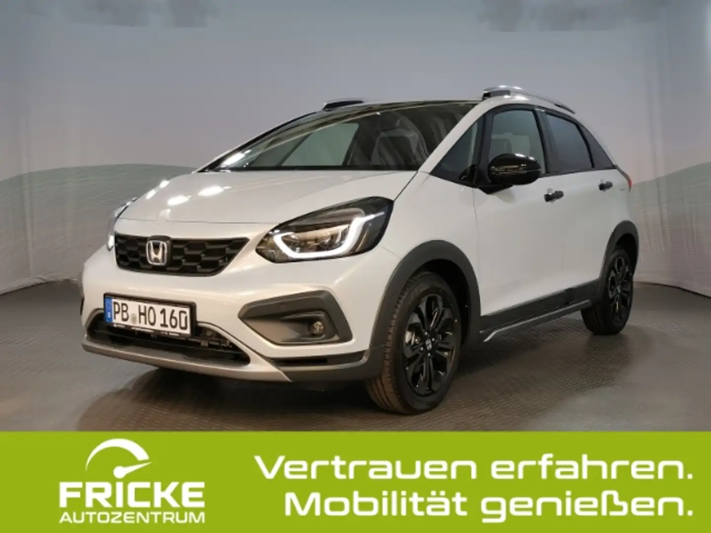 Honda Jazz Hybrid Crosstar Advance +Keyless+Navi+LED+Abstands Weiß - 1