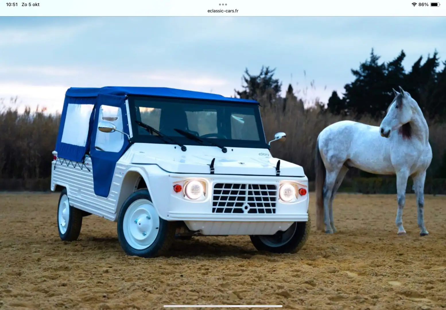 Citroen Méhari MLT e-Story 2+1 Icône Biały - 1