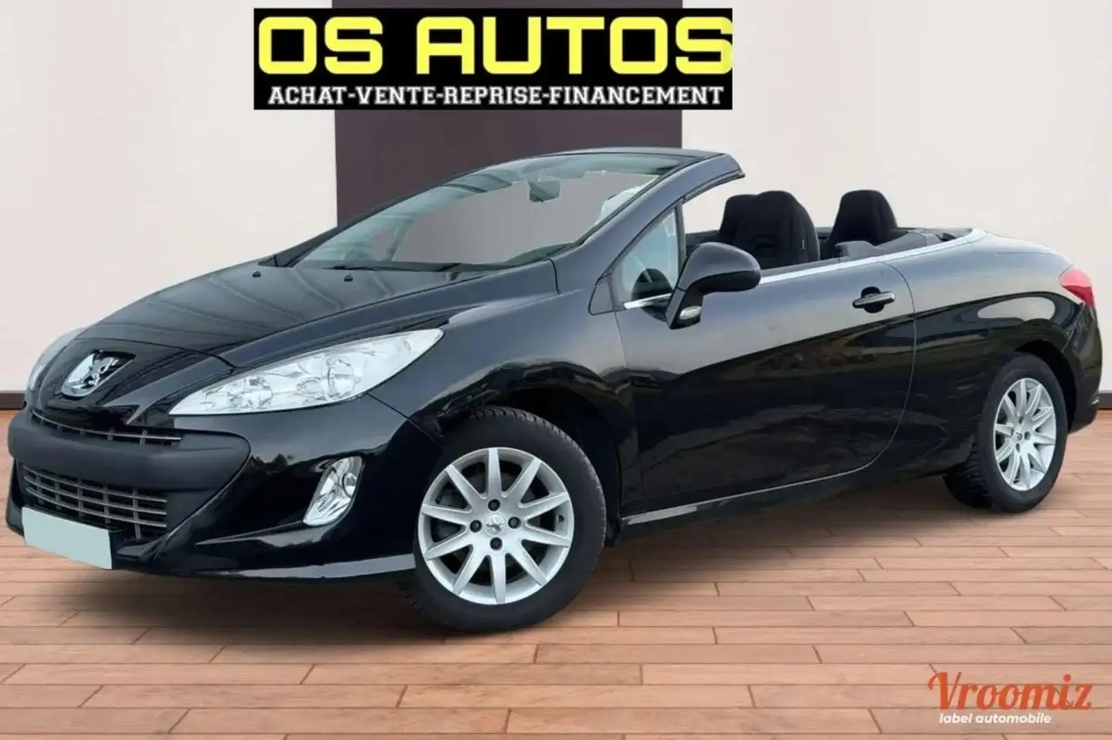 Peugeot 308 CC Cabriolet -1.6 Hdi 112ch (6 cv) Turbo - BVM6 - 4 Places - Noir - FAP Sport - 2010 Schwarz - 2