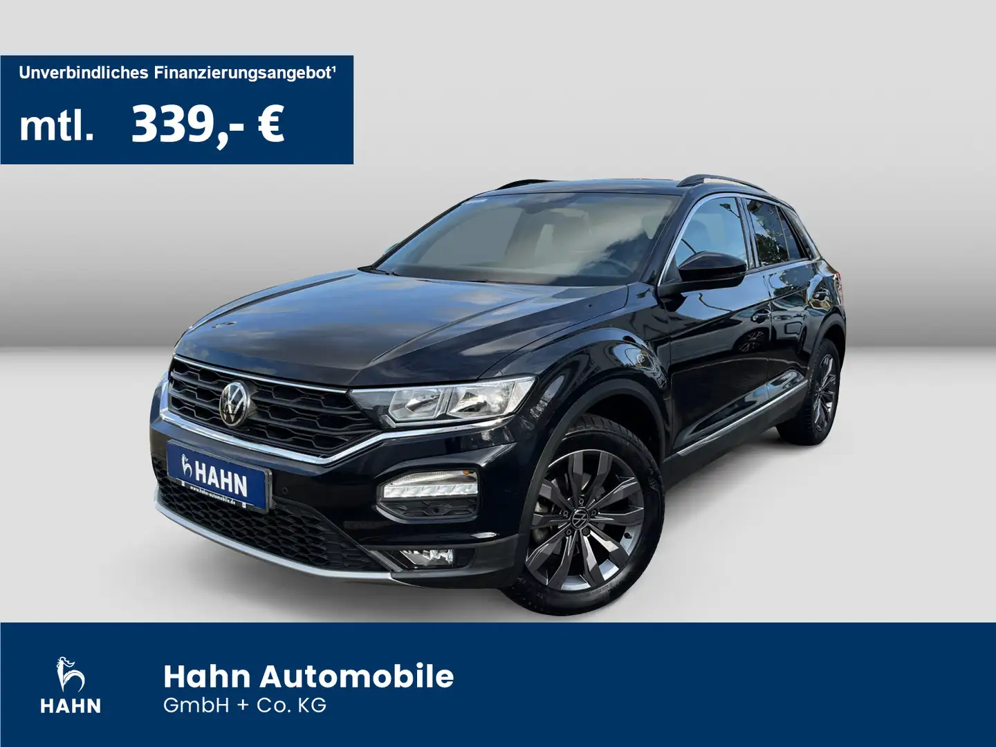 Volkswagen T-Roc Sport 1,5TSI DSG AHK NAV KAM ACC EHECK APP Noir - 1