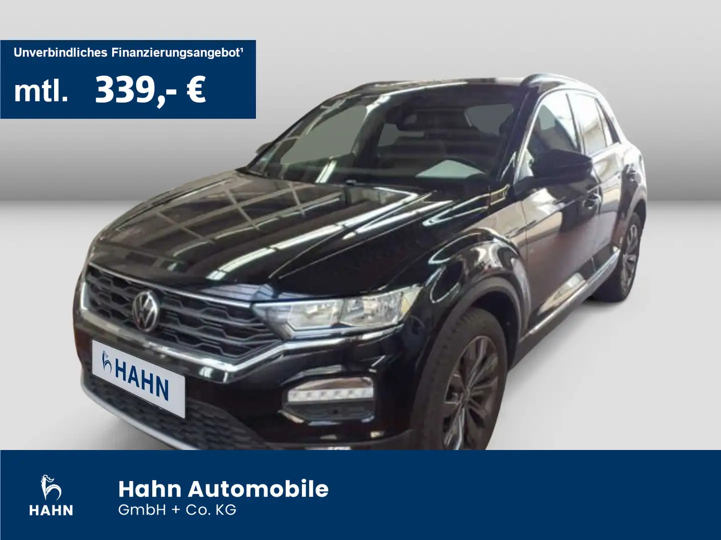 Volkswagen T-Roc 1.5TSI Sport DSG AHK ACC Cam Navi Climatr Schwarz - 1