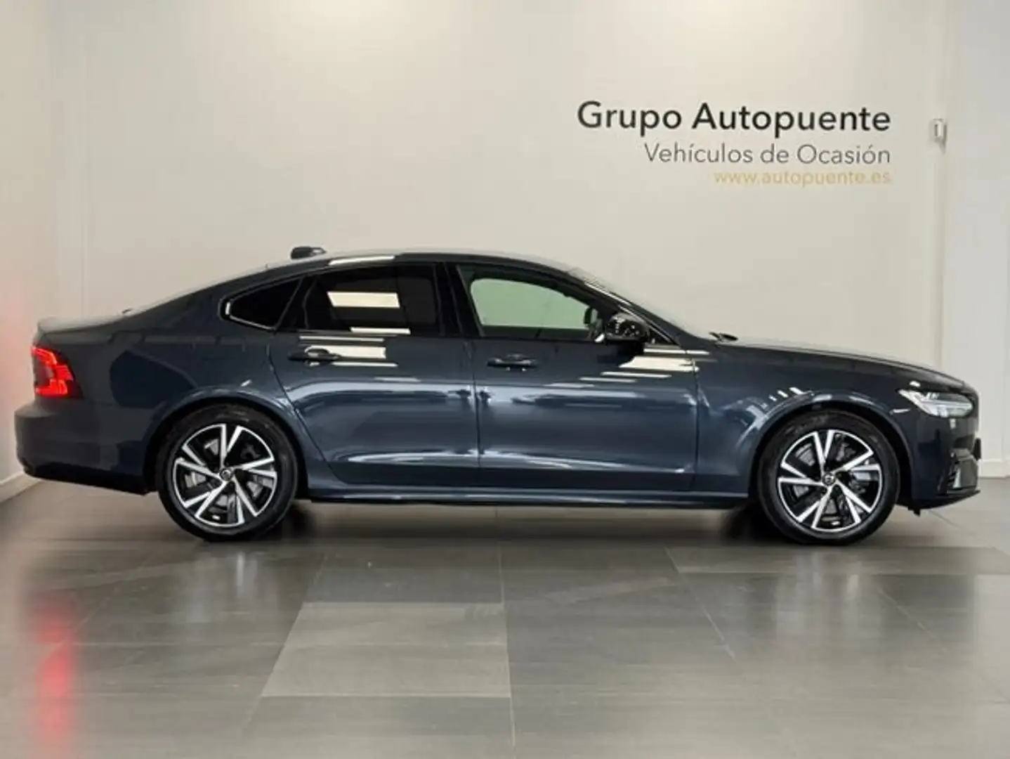 Volvo S90 T8 Twin Recharge R-Design AWD Blau - 2
