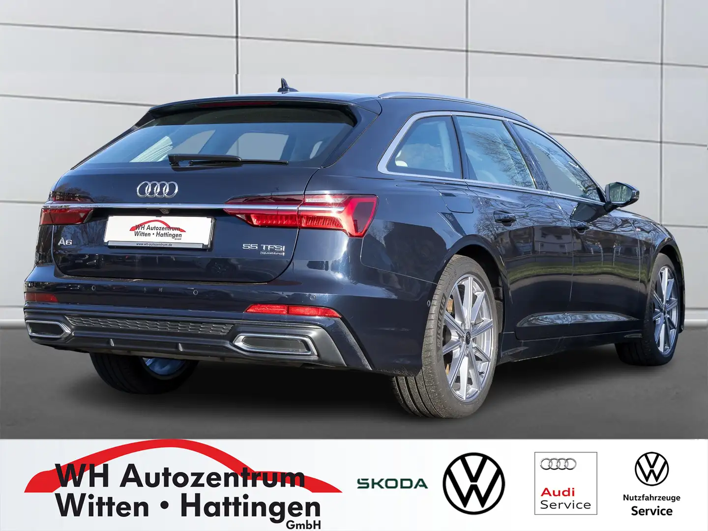 Audi A6 Avant 55 TFSI quattro S tronic design S line NA... Blau - 2