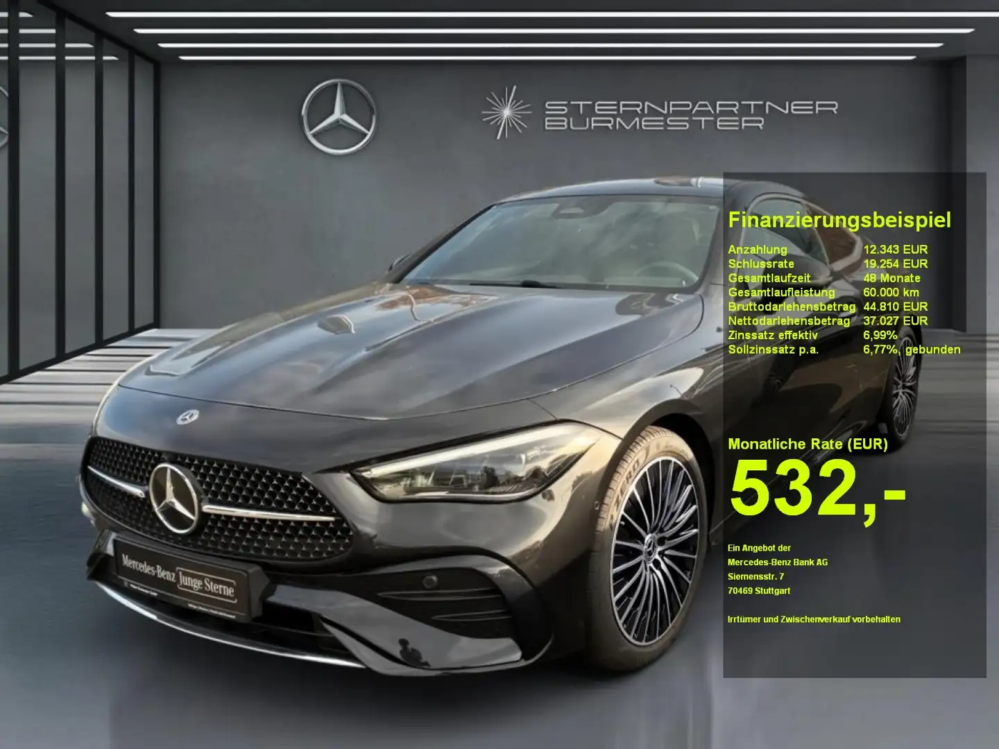 Mercedes-Benz CLE 220 d Coupé AMG+Pano+Kamera+MBUX+Ambiente Schwarz - 1