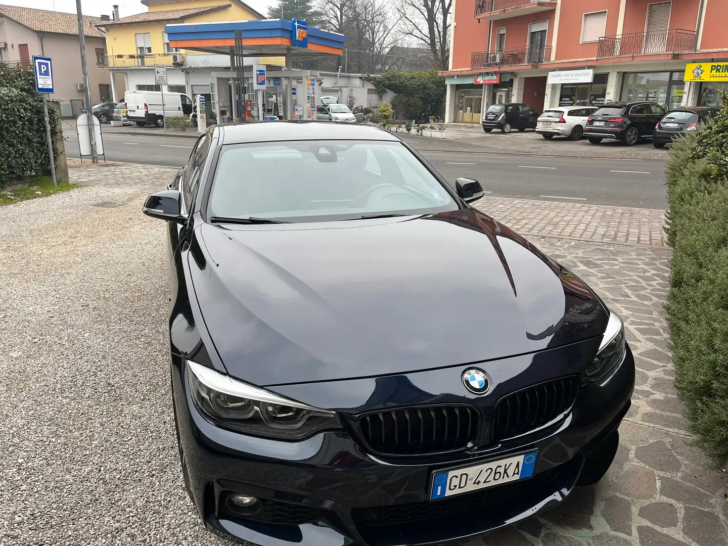 BMW 418 418d Gran Coupe Msport auto Modrá - 1