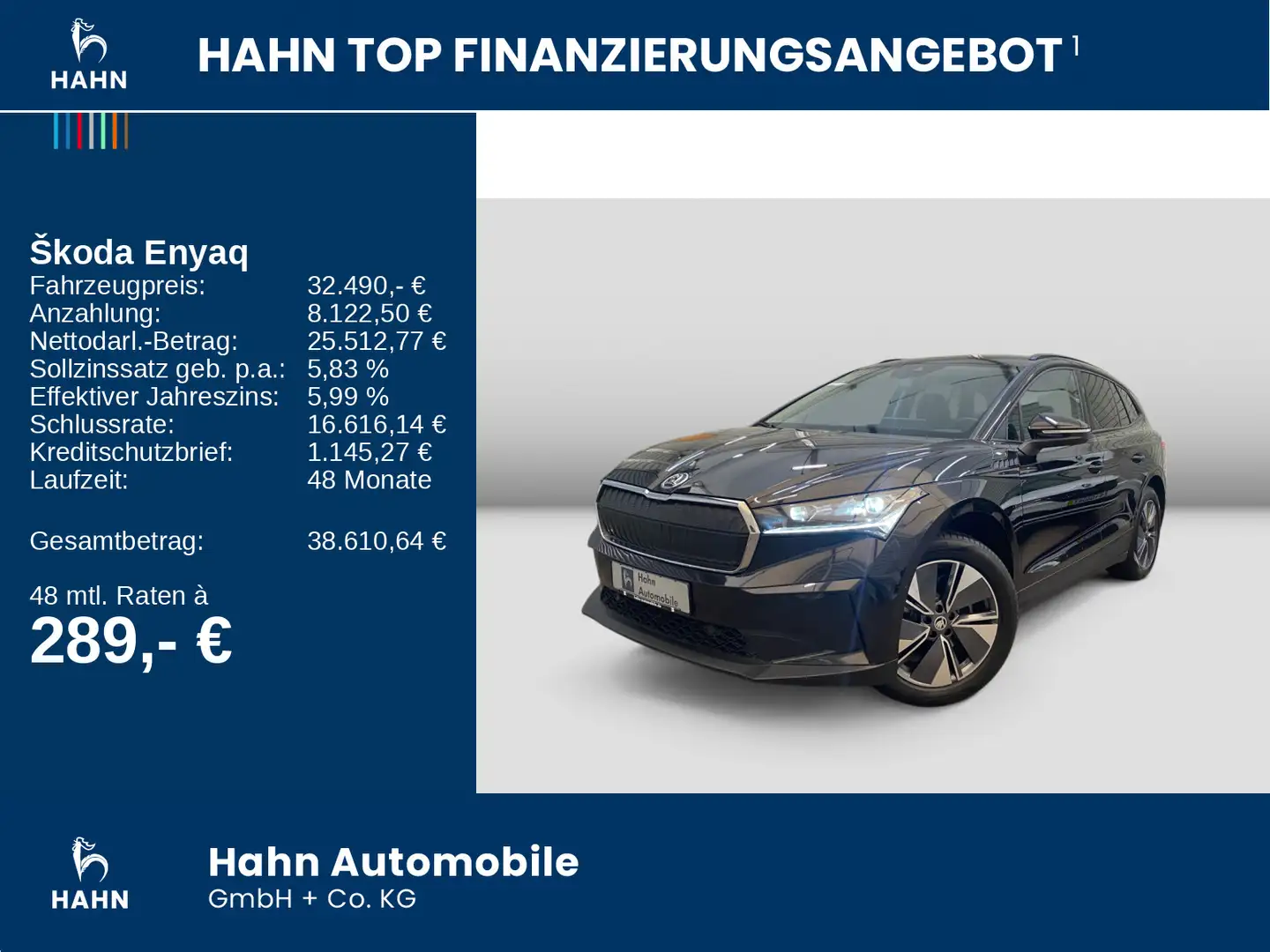 Skoda Enyaq iV 60 Loft Kamera ACC Klima Bluetooth Schwarz - 2