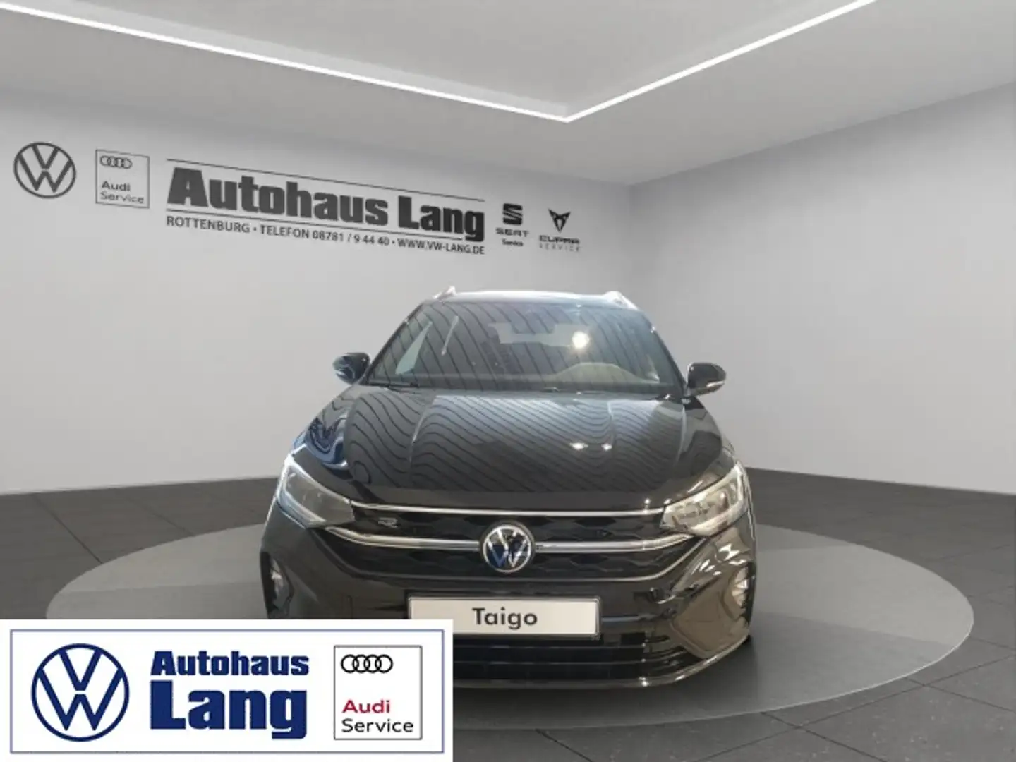 Volkswagen Taigo 1.5 TSI DSG R-Line Rear Keyless IQ.DRIVE 8-fach be Schwarz - 1