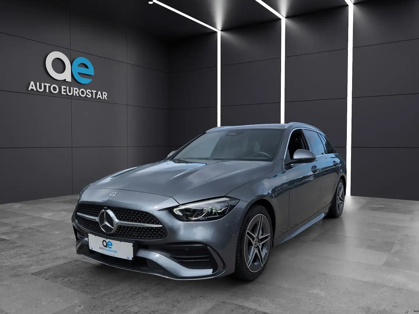 Mercedes-Benz C 220 d T AMG Line *LED*Distronic*Navi*Kam* Gris - 1