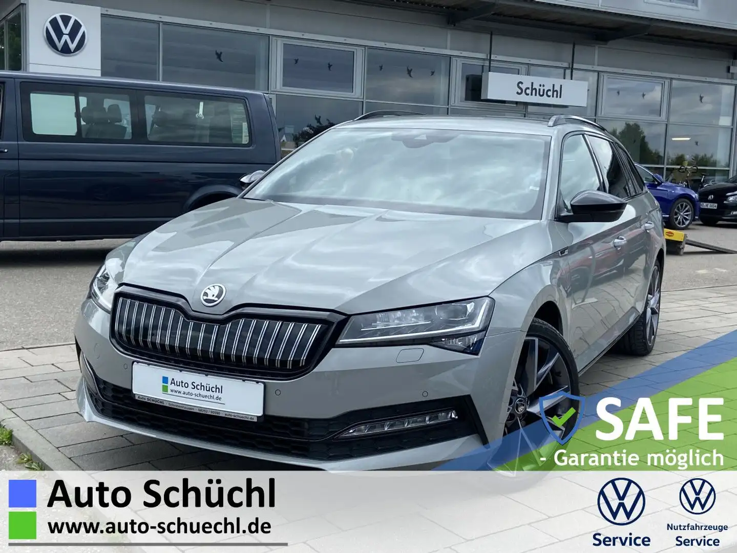 Skoda Superb Combi iV SPORTLINE 1.4 TSI DSG 19"+NAVI-C Šedá - 1
