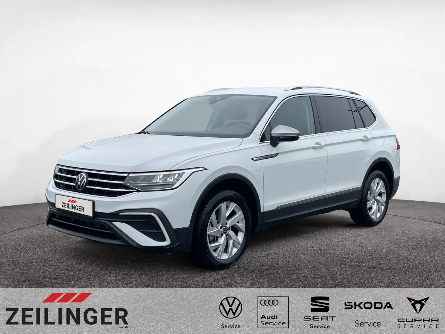 Volkswagen Tiguan Allspace Life TDI DSG|7-SITZER|AHK|NAVI| Bílá - 1