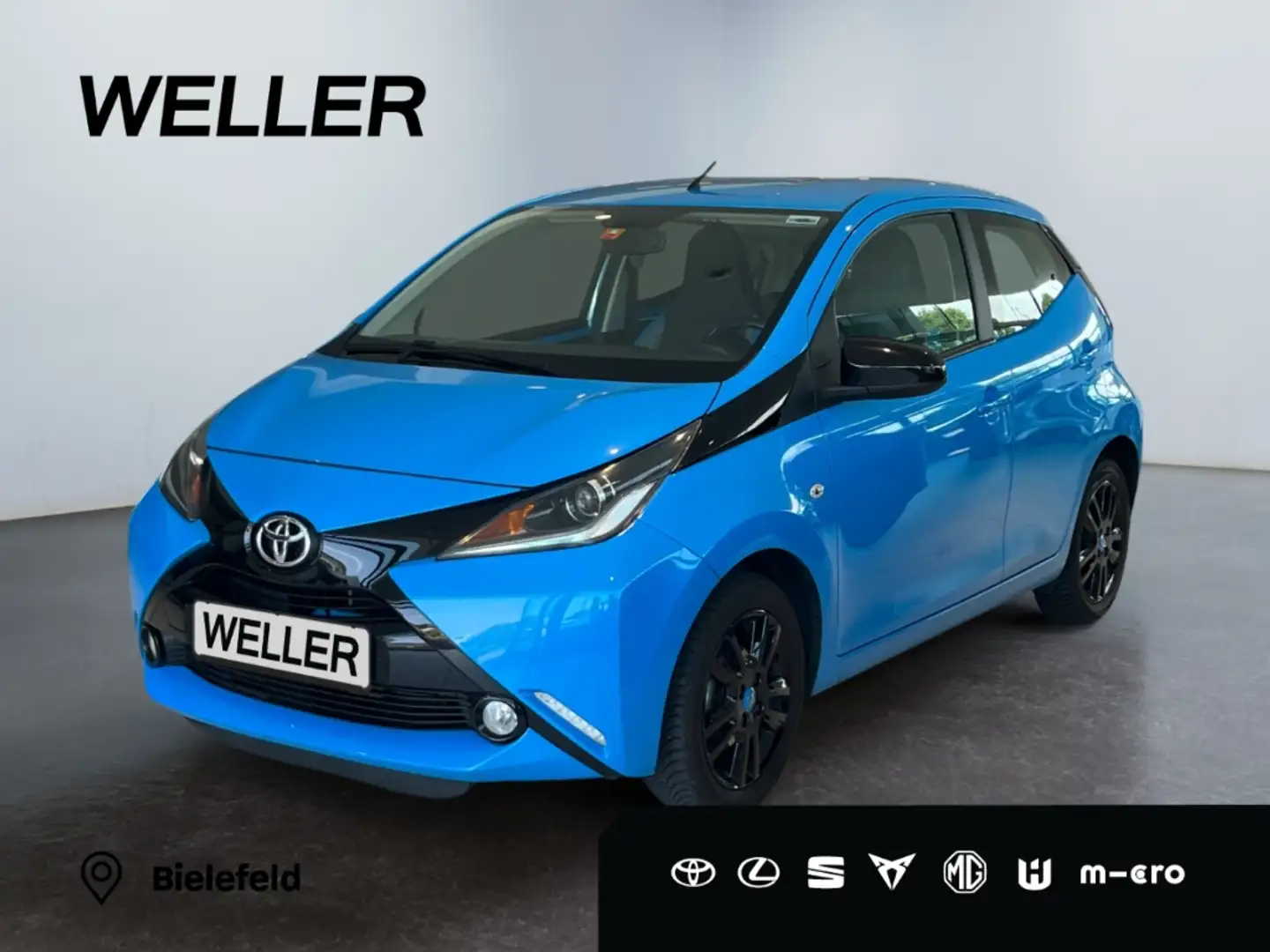 Toyota Aygo x-cite *Kamera*LMF*Klima*Touchscreen*Color* Bleu - 1