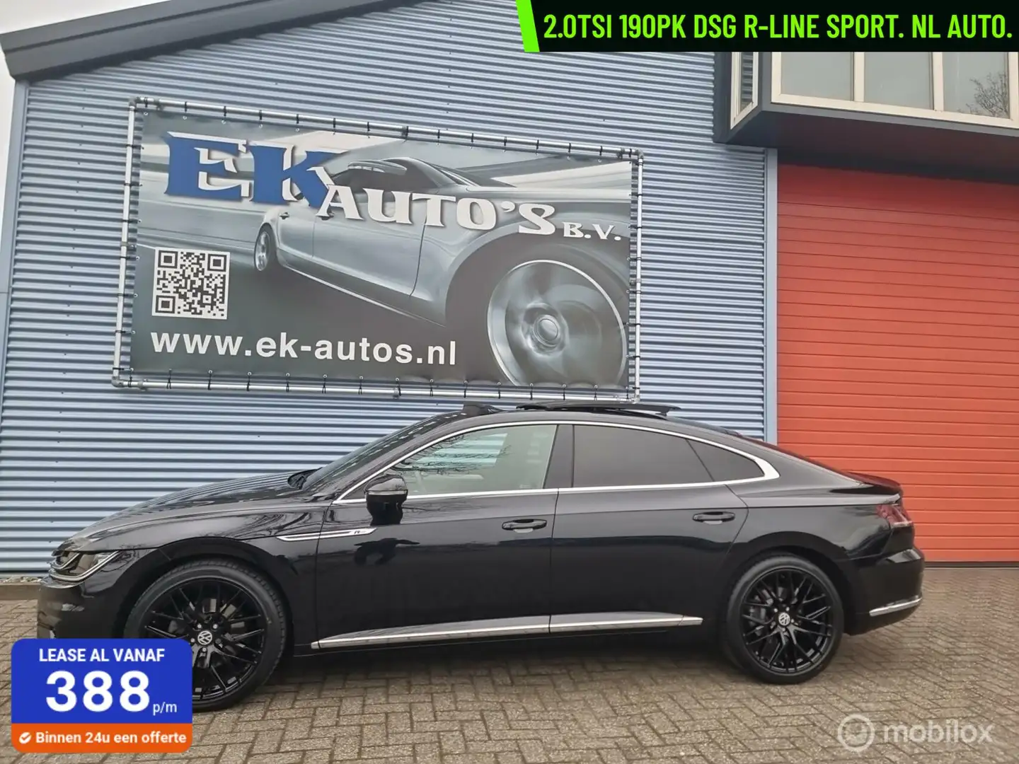 Volkswagen Arteon 2.0 TSI R-Line 190pk DSG. NL auto. Vol !! Zwart - 1