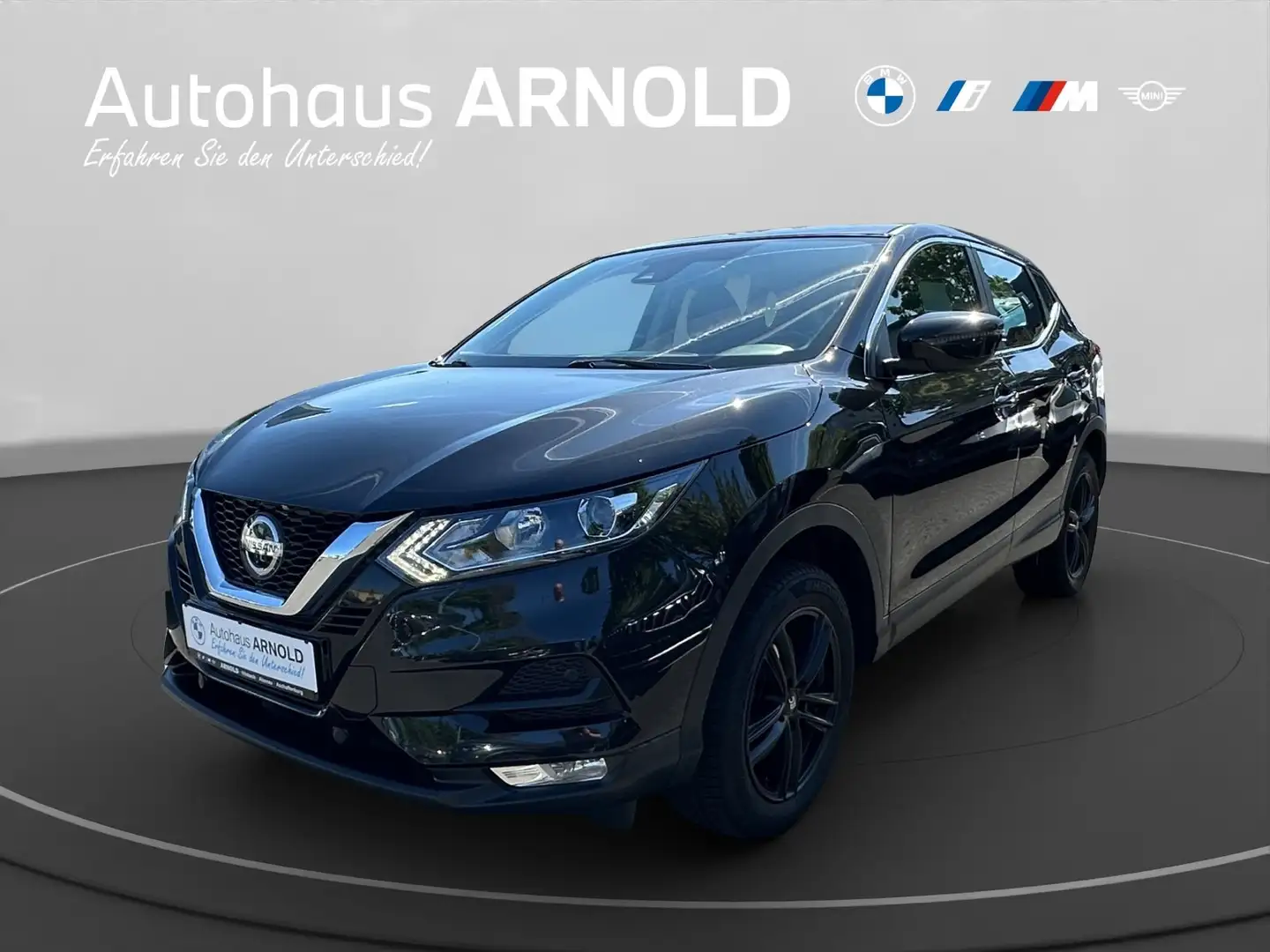 Nissan Qashqai 1,3 DAB RFK Klimaaut. PDC Zwart - 1
