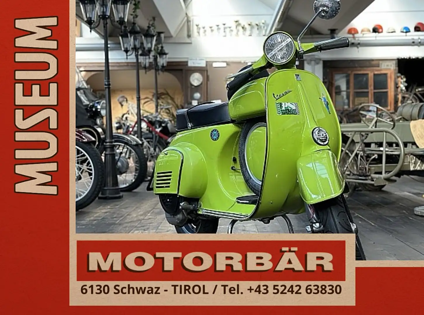 Vespa SS SS 90 Replica Zelená - 1